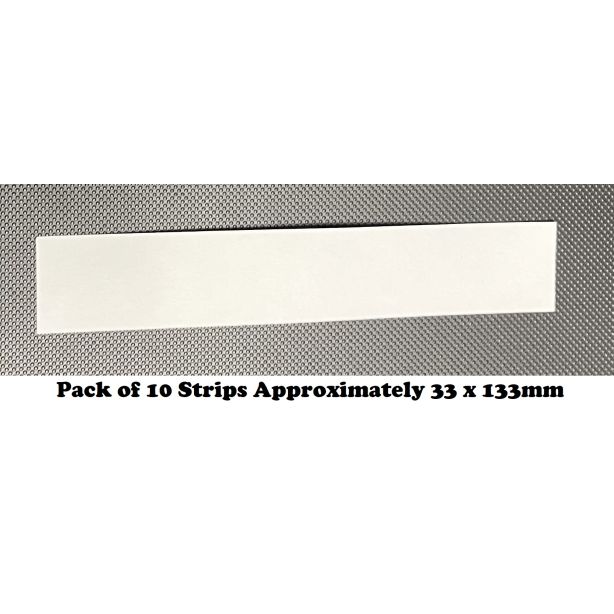 Blotting Paper White 315gsm Strips Size 33 x 133mm Pack of 11 sheets, for Home, Office, Arts & Crafts