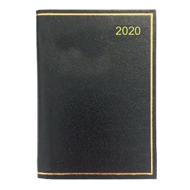 Dataday Pocket Diary, Week to View with Pencil and Clasp 332PC, 103 x 67mm, Black, 2025