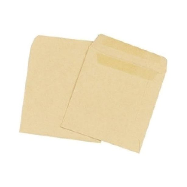 Q Connect Plain Manilla Wage Envelopes Self Seal 108X102mm, Pack of 100