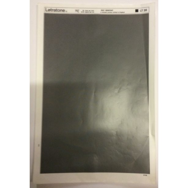 Letraset Letratone 35 70% 50 lines per inch 19.75 lines per cm