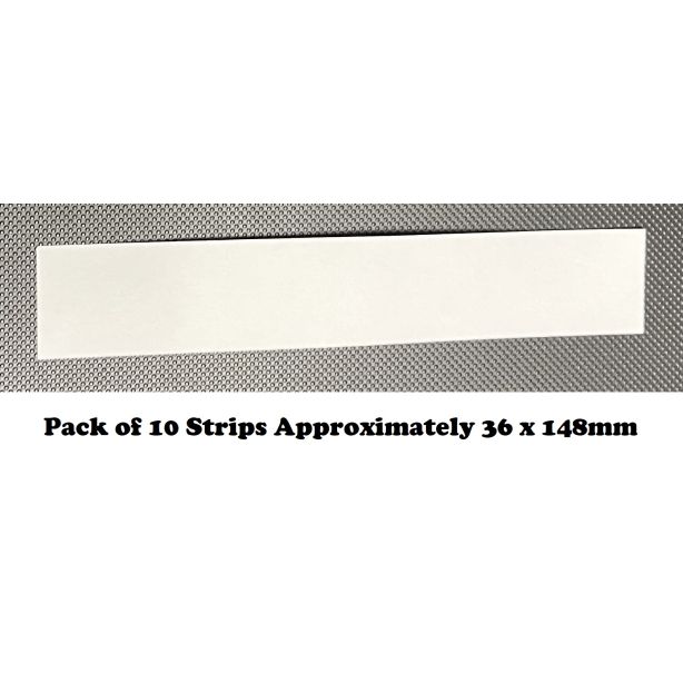 Blotting Paper White 315gsm Strips Size Approx 36 x 148mm Pack of 10 sheets, for Home, Office, Arts & Crafts