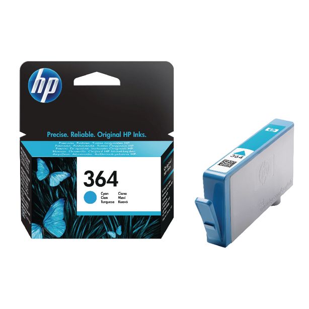 Hewlett Packard Inkjet Cartridge No 364 Cyan