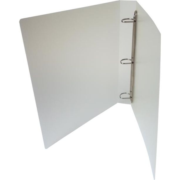 Presentation 3-D Ringbinder, Capacity 50mm, White No Front Clear Cover