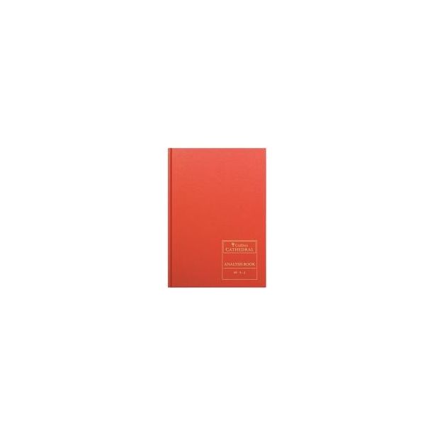 Cathedral Analysis Book 96 Pages Red 69/4.1