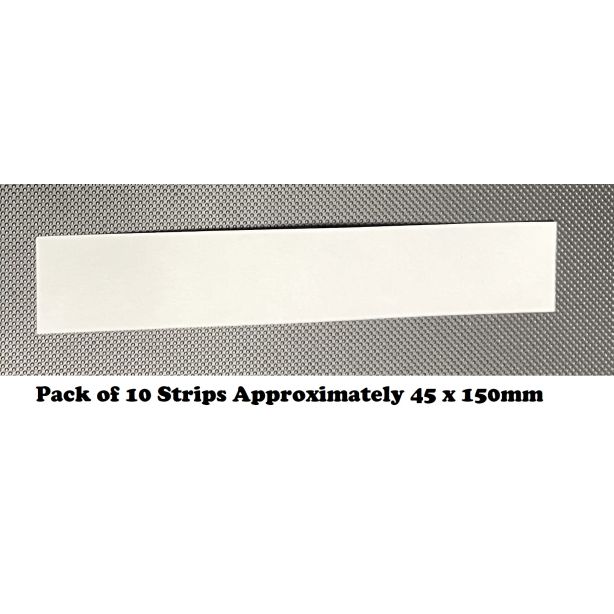Blotting Paper White 315gsm Strips Approx Size 45 x 150mm Pack of 10 sheets, for Home, Office, Arts & Crafts