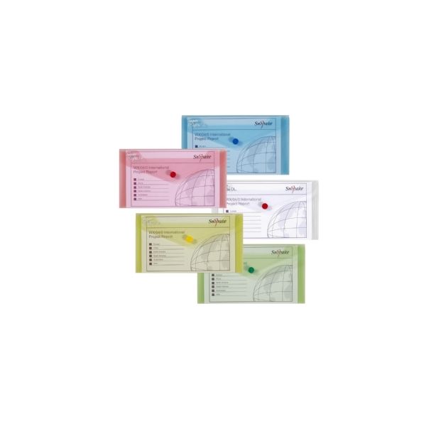 Snopake Polyfiles Classic Assorted, A4(330x225mm), Pack of 5