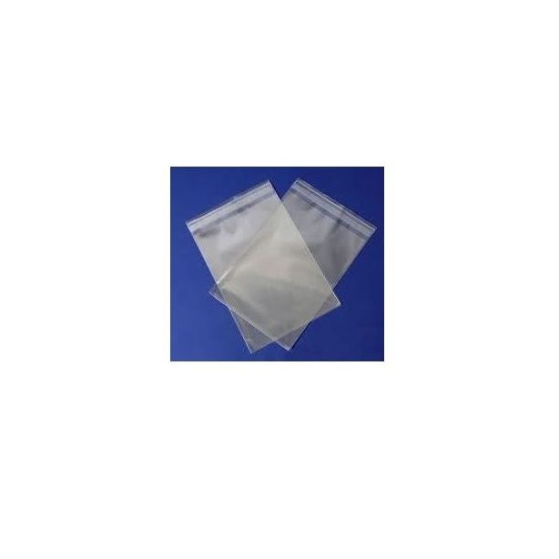 Clear Polypropylene Bags, Self Seal, 207 x 283mm, Pack of 100