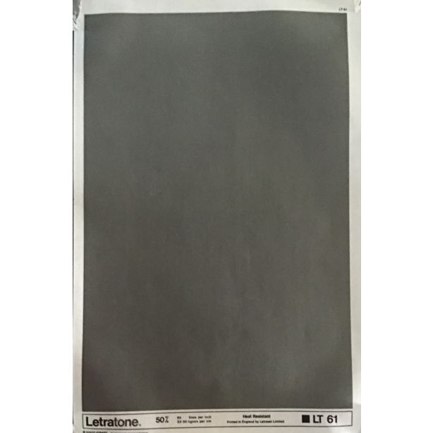 Letraset Letratone 61 50% 85 lines per inch 33.50 lines per cm