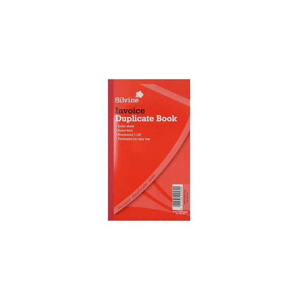 Silvine Duplicate Book 210x127mm (8.25x5'') Invoice 611