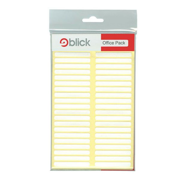 Blick White Labels Size 12x38mm. Pack of 1120