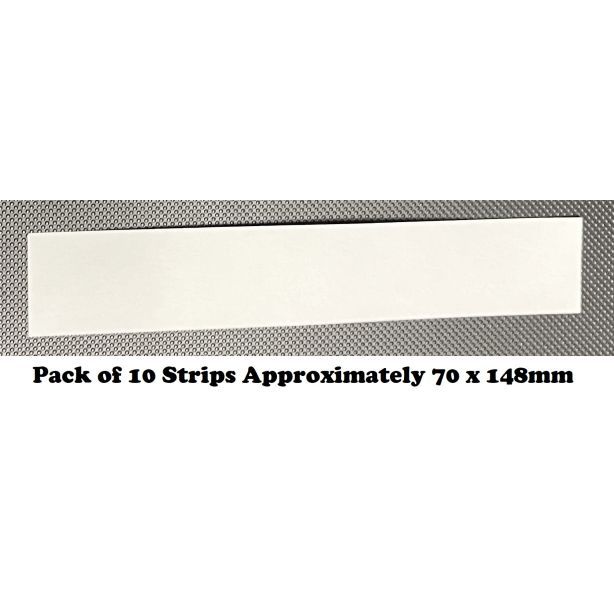 Blotting Paper White 315gsm Strips Size Approx 70 x 148mm Pack of 10 sheets, for Home, Office, Arts & Crafts