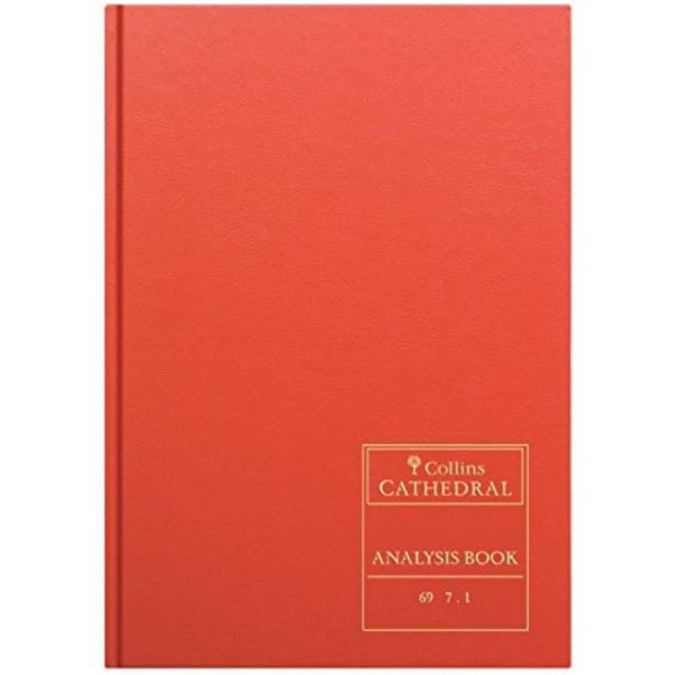 Cathedral Analysis Book 96 Pages Red 69/7.1