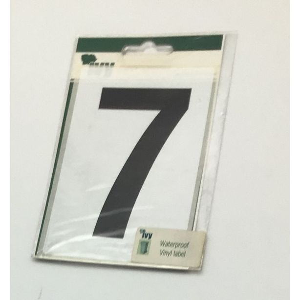 Ivy Wheelie Bin Adhesive Label No: 7 Size 120 x 80mm 1 sheet