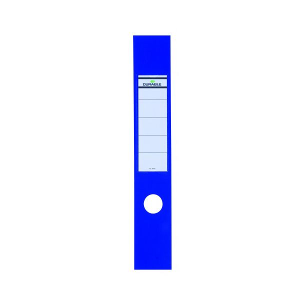 Ordofix Lever Arch Adhesive Spine Label, Blue, Pack of 10