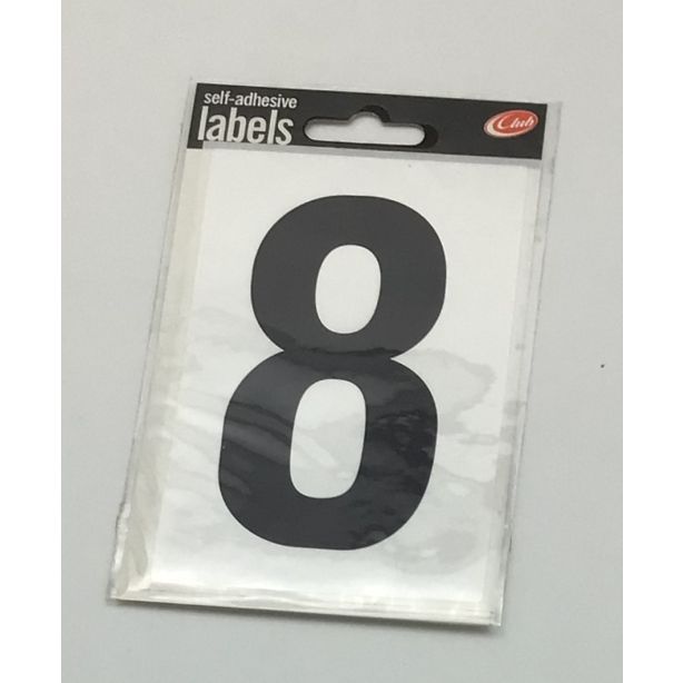 Wheelie Bin Adhesive Label No: 8 Size 120 x 80mm 1 sheet