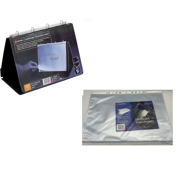 Rexel A3 Clearview Easel and Refill Pockets