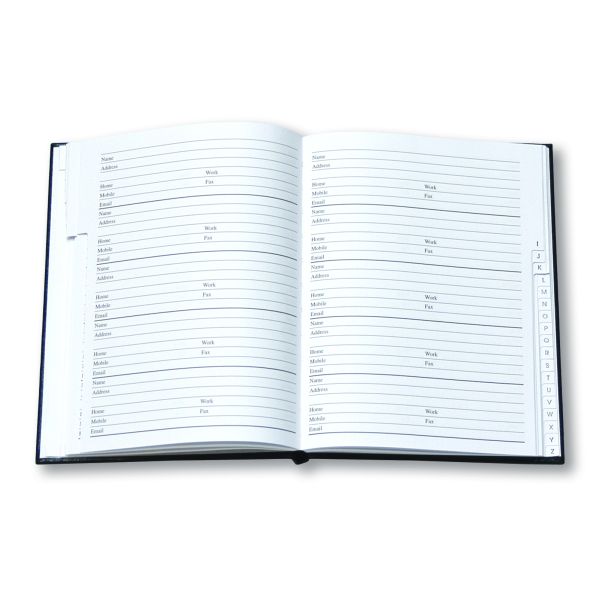 Montana Grain Leather Bureau Address Book 203x152mm, Green
