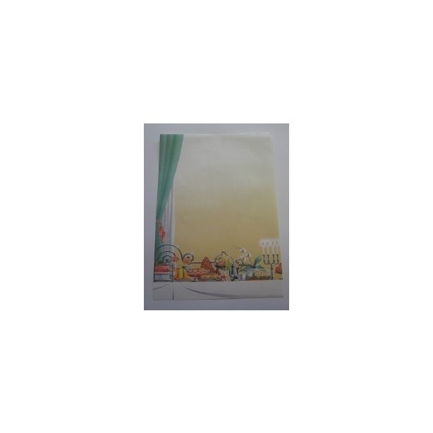 Decadry Illustration Papers. Afternoon Tea. A4. 80gsm. Pack of 10