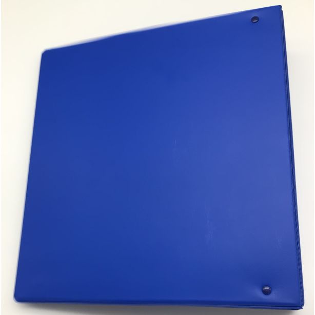 Presentation 3-D Ringbinder, Capacity 25mm, Blue No Front Clear Cover