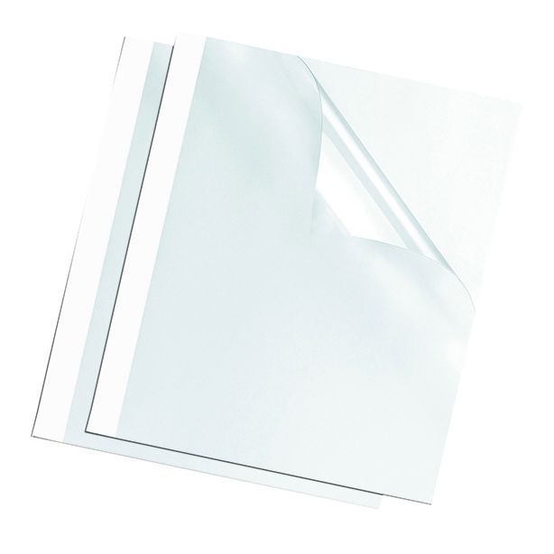 Fellowes A4 Thermal Binding Covers. 3mm. White. Pack of 100 