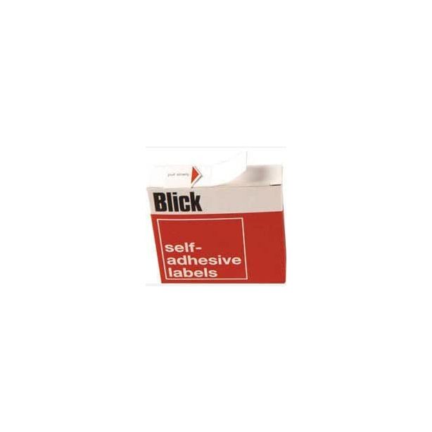 Blick RS00501 Labels in Dispenser Round 13mm diameter White Pack of 2800 