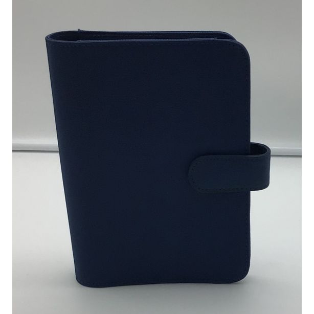 Filofax Style Denim Look Personal Organiser,140 x 196mm, Blue