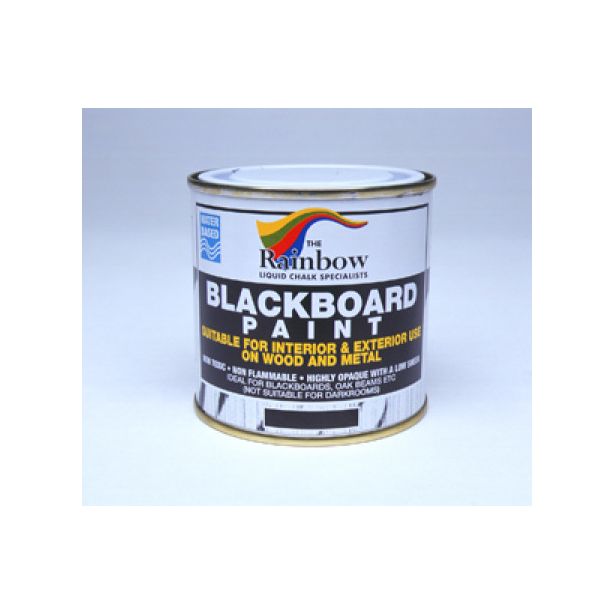 Black Chalkboard Paint 250ml Tin, Water-Based