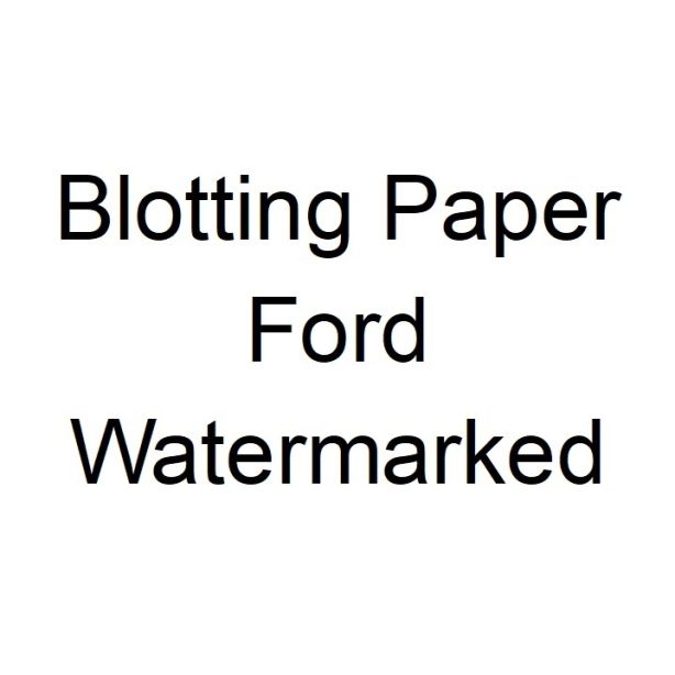 Blotting Paper Ford Watermarked