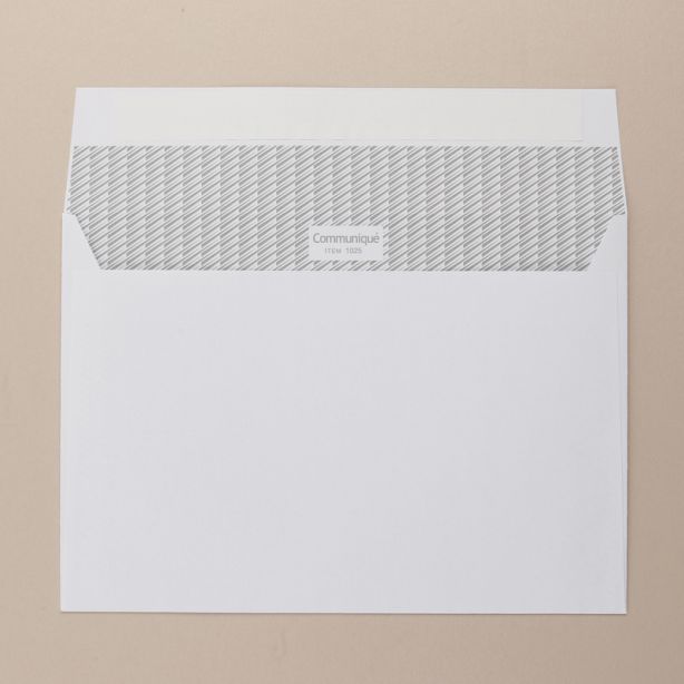 Communiqué Peel and Seal Envelopes. White 100gsm. C5 (229 x 162mm). Pack of 250