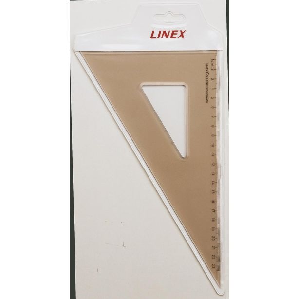 Linex 60° College Set Square Length 345mm Size 360 x 2.75mm