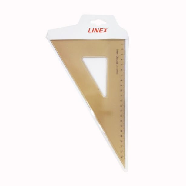 Linex 60°  College Set Square, Length 305mm. Size 320 x 2.75mm