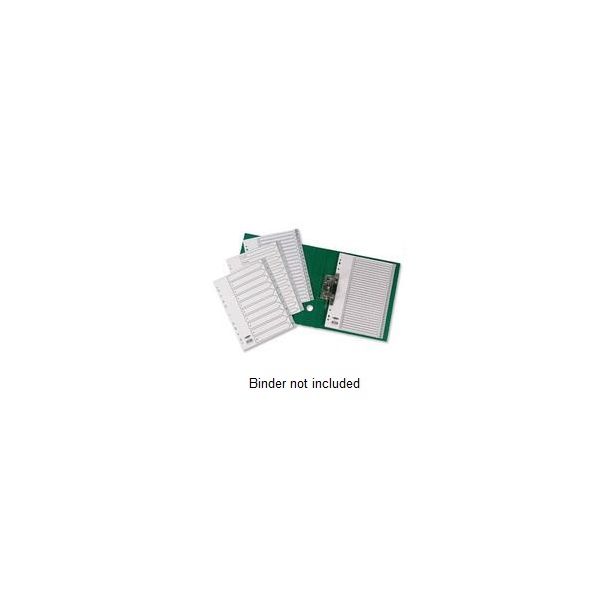 Concord Polypropylene A4 Grey Index
