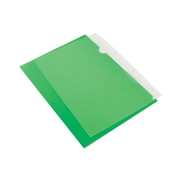 Q Connect Cut Flush Folder, A4, Green