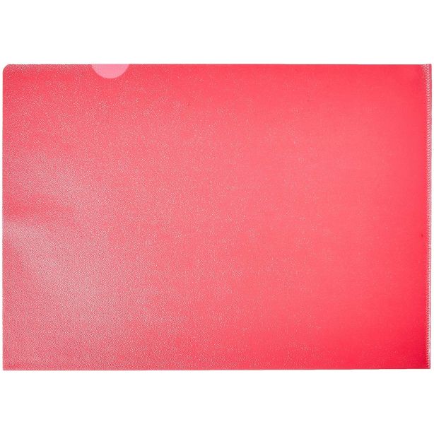 Q Connect Cut Flush Folder, A4, Red