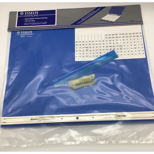 Esselte Dataline Printout Binder, 390-320x280mm, Blue