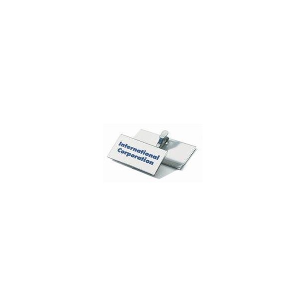 Durable Name Badge With Crocodile Clips