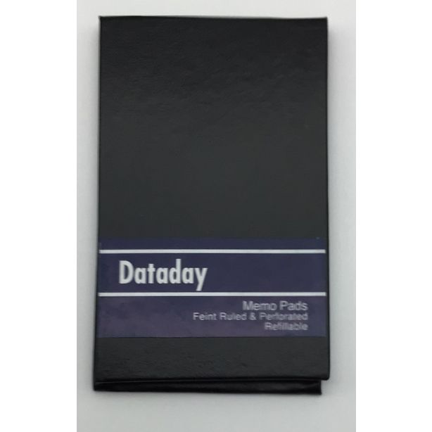 Dataday Memo Pad No 2 (108x69mm) Black