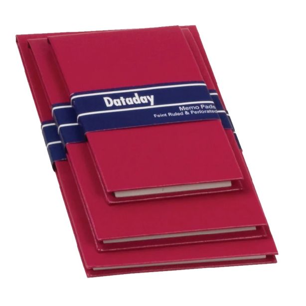 Dataday Memo Pad No 3 (138x87mm) Cherry Red