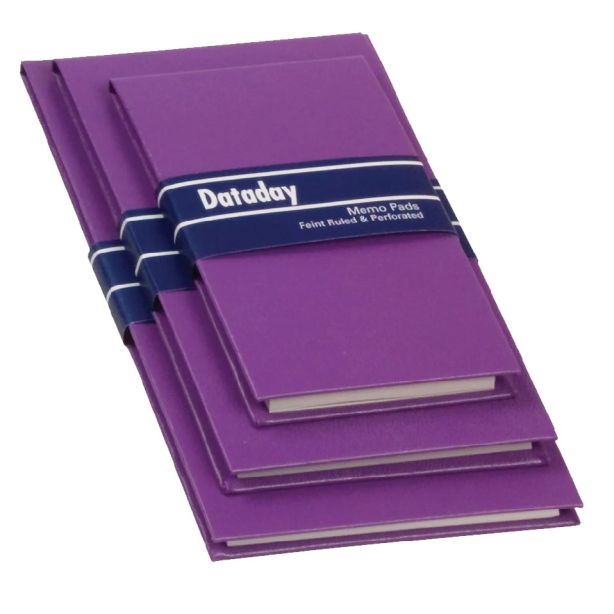 Dataday Memo Pad No 4 (158x94mm) Purple