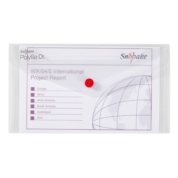 Snopake Polyfile Classic DL Clear Pack of 5