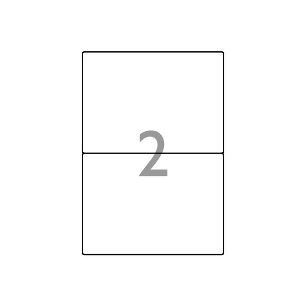 Decadry Labels, Sheet of 2 with Round Corners