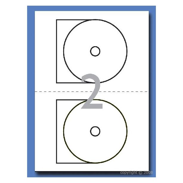 Decadry Adhesive CD and DVD Labels