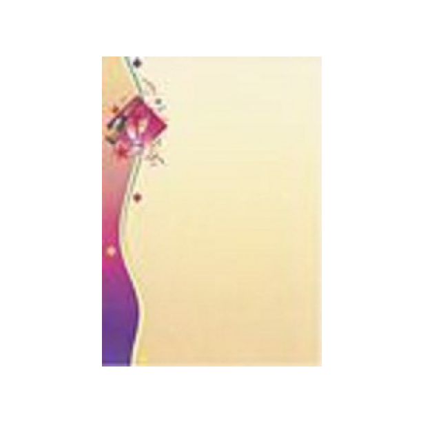 Decadry Preprinted A4 Paper, Confetti, 80gsm, Pack of 25