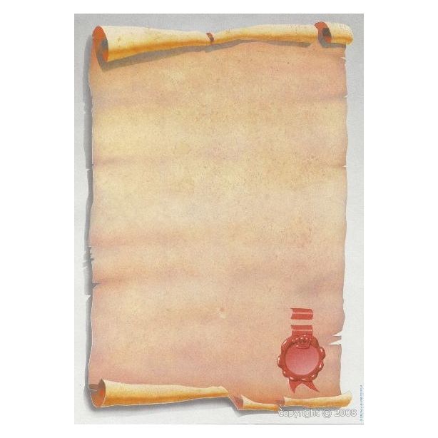 Decadry Preprinted A4 Paper, Scroll, 80gsm, Pack of 100 