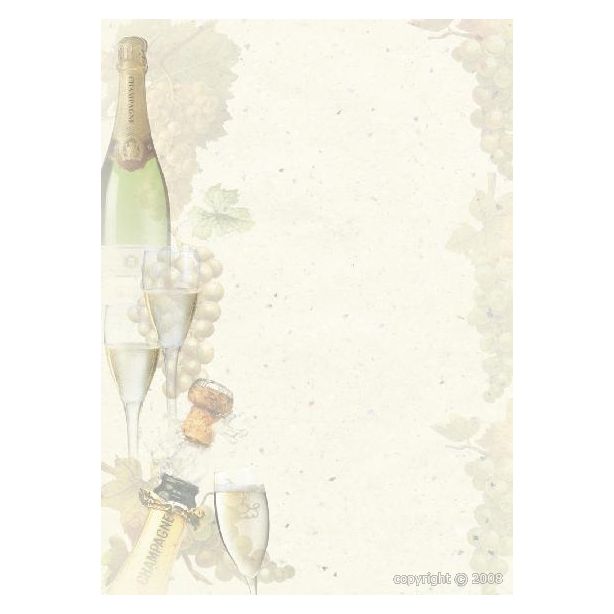 Decadry Preprinted A4 Vintage Paper, 90gsm, 100sheets