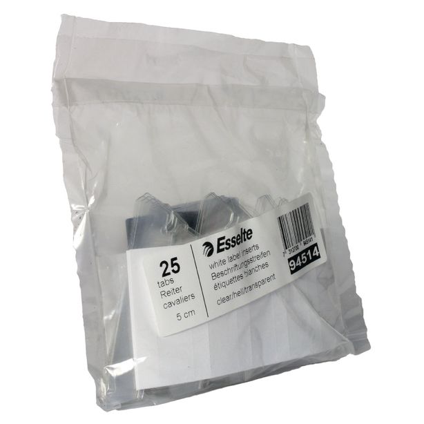 Esselte Pendaflex Tabs and Inserts, 50mm, Pack of 25