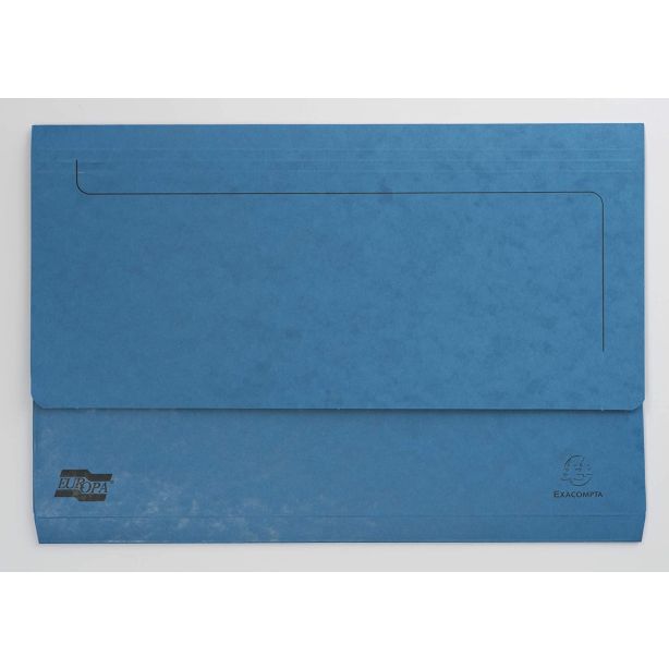 Europa Blue Pocket Wallets, Foolscap, Pack of 25