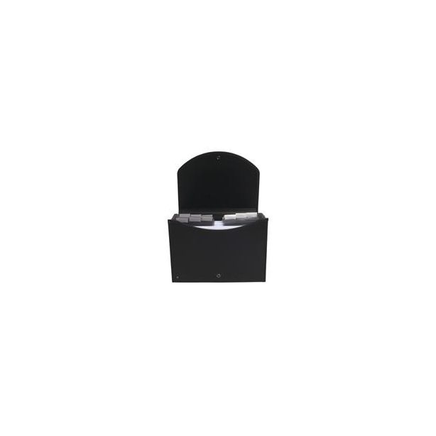 Exacase Expanding Multi-Part File 13-Compartments Black