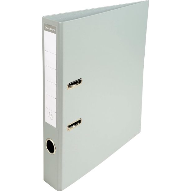 Exacompta Lever Arch File 50mm Spine Grey PVC A4