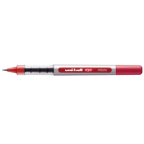 uni-ball Eye Micro UB-150 Rollerball 0.5mm Nib Writes 0.2mm Line Red